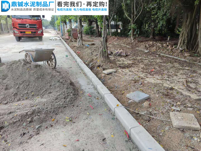 四会亚洲金属资源再生工业基地路沿石道路工程案例图片-2