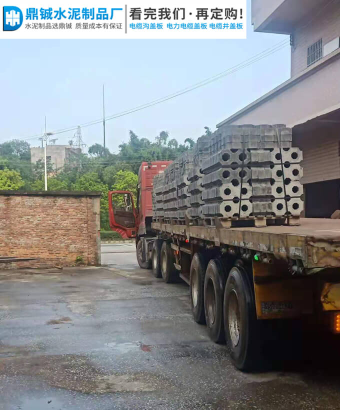 肇庆四会协大鞋厂双八字植草砖厂区工程案例图片-3