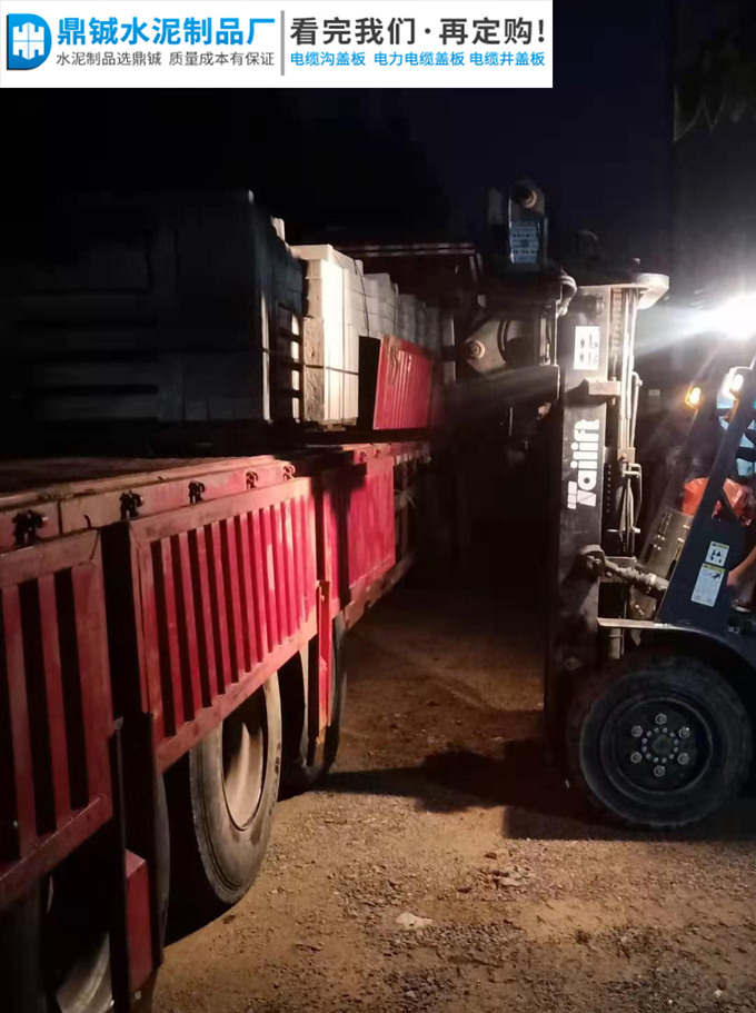 清远森林公园水泥排水沟盖板道路工程案例图片-5