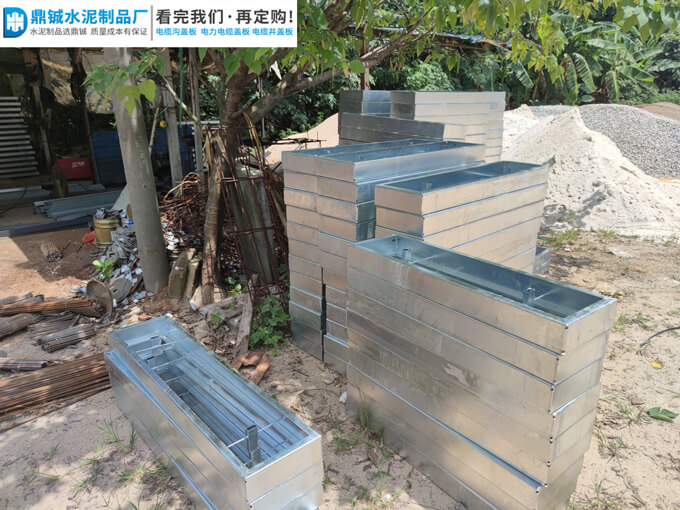肇庆市德庆镀锌全包边电缆沟盖板工程案例图片-2