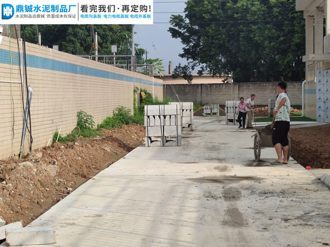 肇庆四会污水治理厂路侧石道路工程案例图片-4