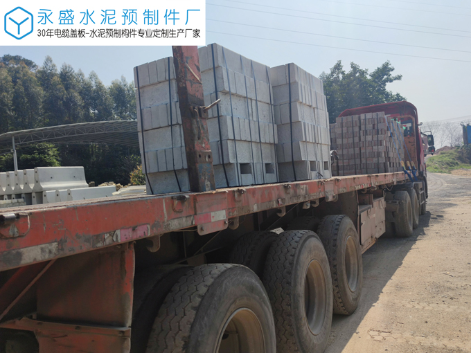 肇庆高要区白诸厂区道路工程透水砖/路侧石案例-4