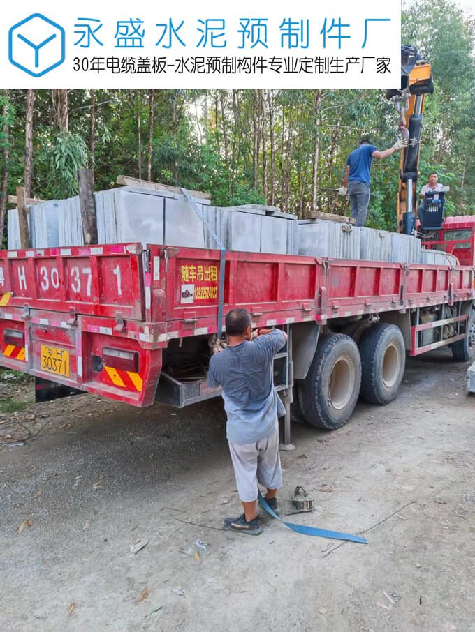 肇庆高新区广外附属学校工程水泥盖板定制案例图片-5